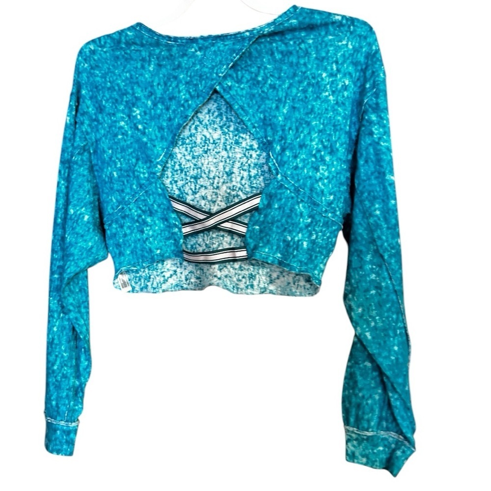 Free People Backstage Long Sleeve In Surfs Up Combo Athletic Top - Picture 4 of 7